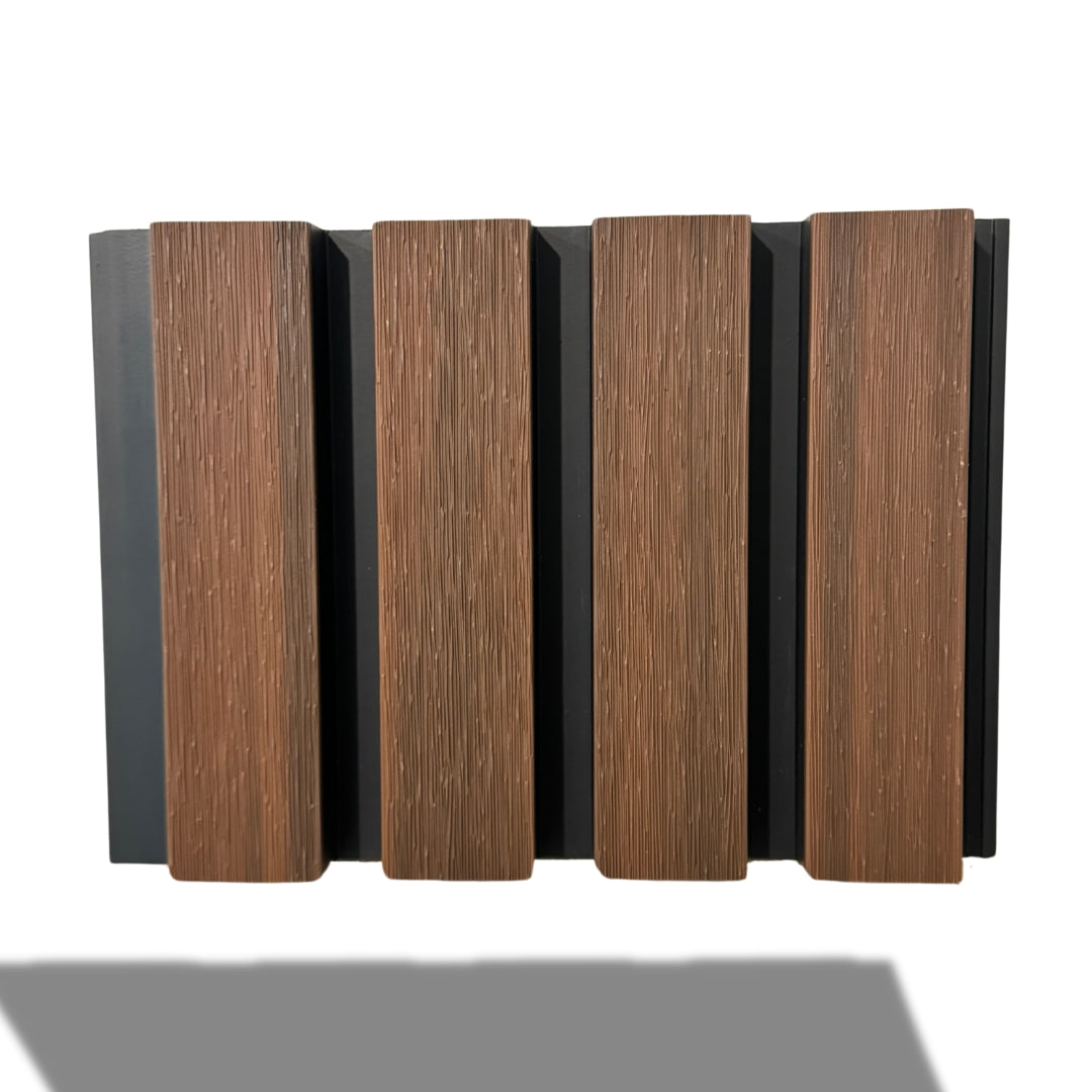 grande composite cladding walnut extra large wall cladding